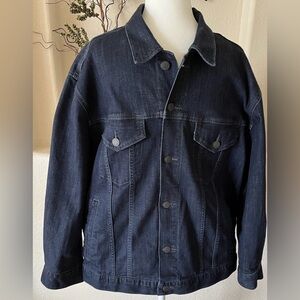 Men Large Gap Denim Soft Wear Jacket